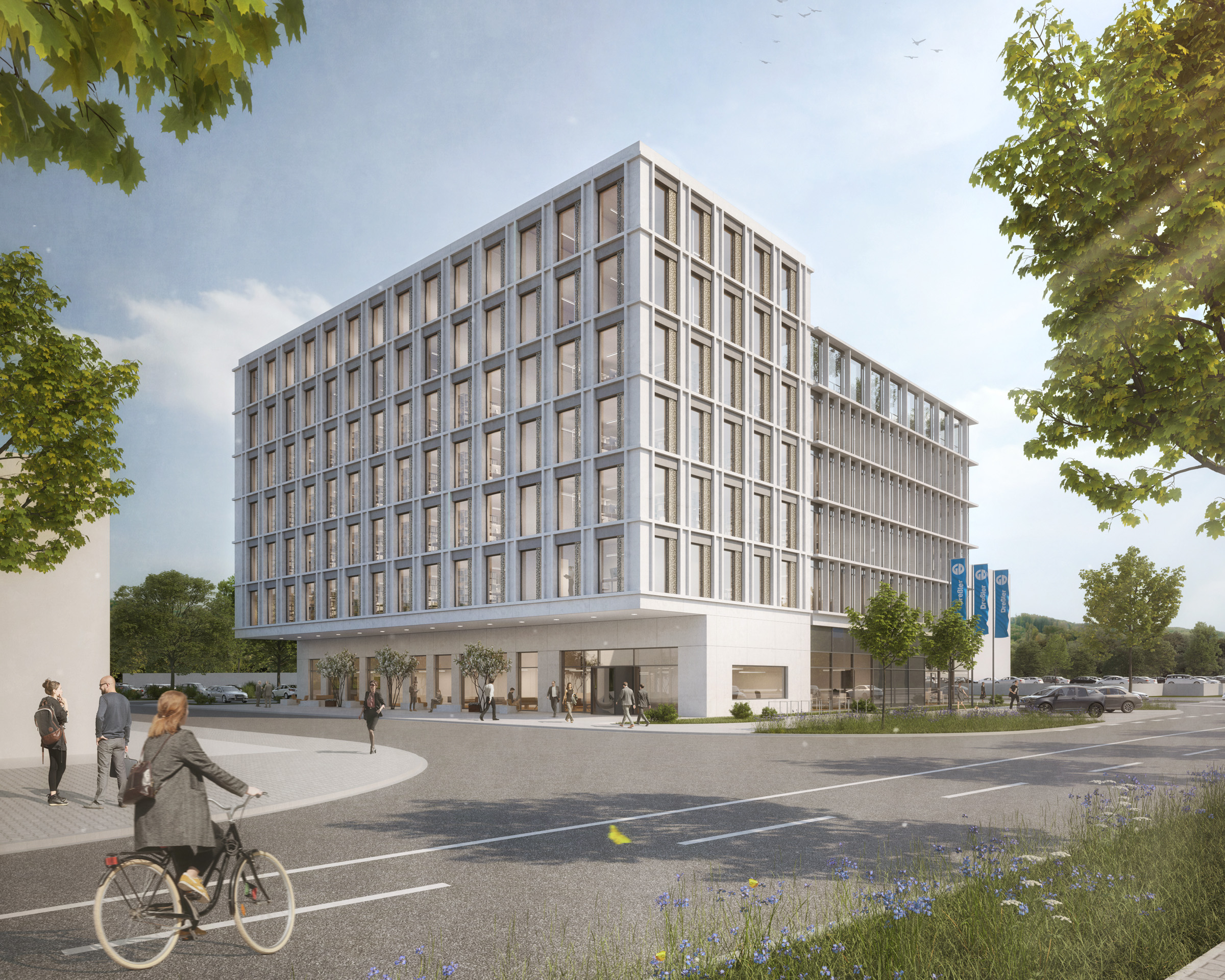 Bürohausneubau am Großmarkt Karlsruhe