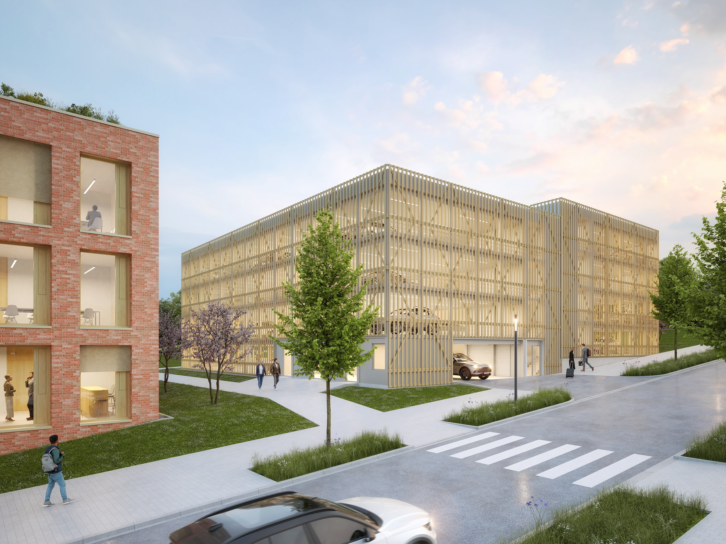 Parkhaus Verwaltungsensemble Craiss, Mühlacker